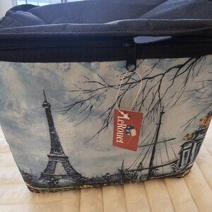 VTG NEW Paris Eifel Tower Cooler Lunch Box Carrier